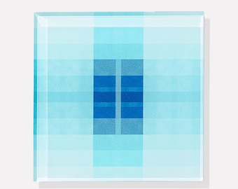 Acrylic Drink Coasters | Color Space 30 By Jessica Poundstone Coffee Table, Bar Cart or Desk Accessory, Birthday or Hostess Gift, Home Decor
