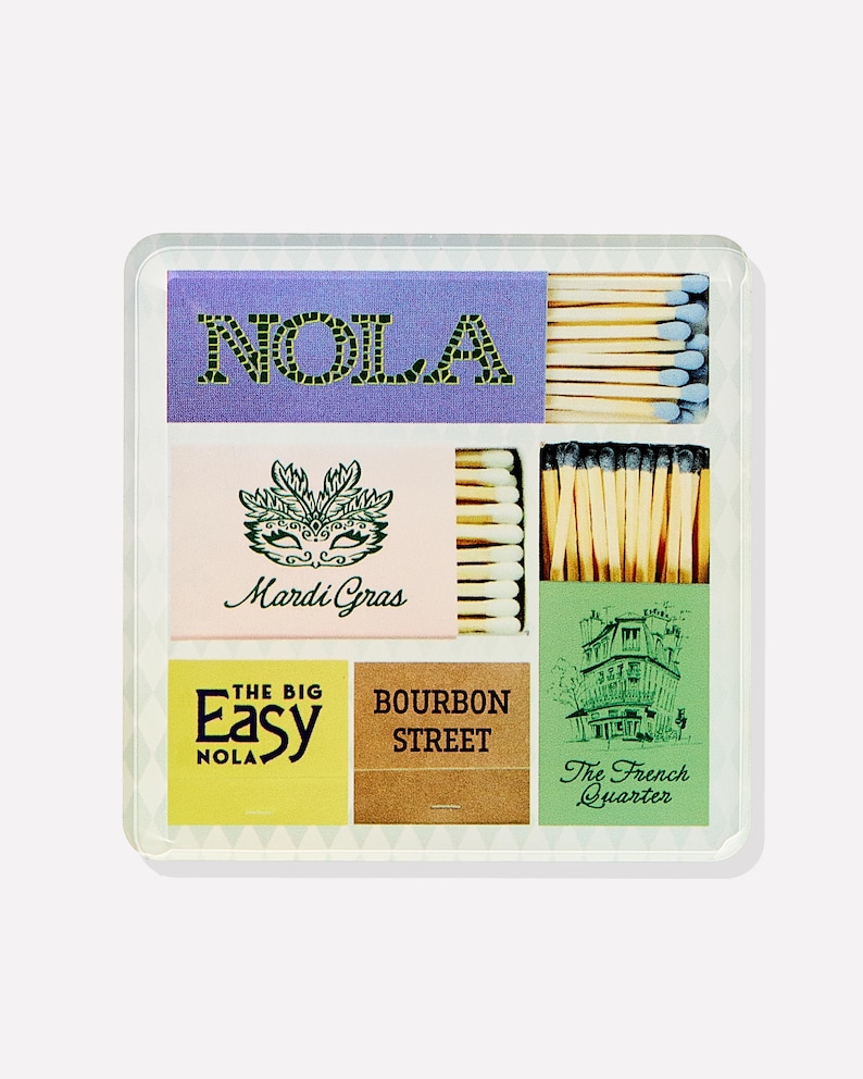 ShopTartByTaylor New Orleans Matchbook Coasters