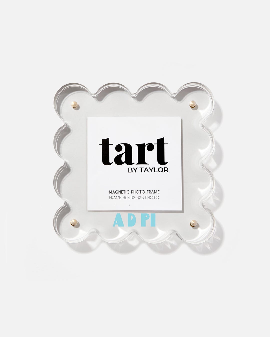 Alpha Delta Pi (adpi) Sorority Mini Scalloped Acrylic Picture Frame ...