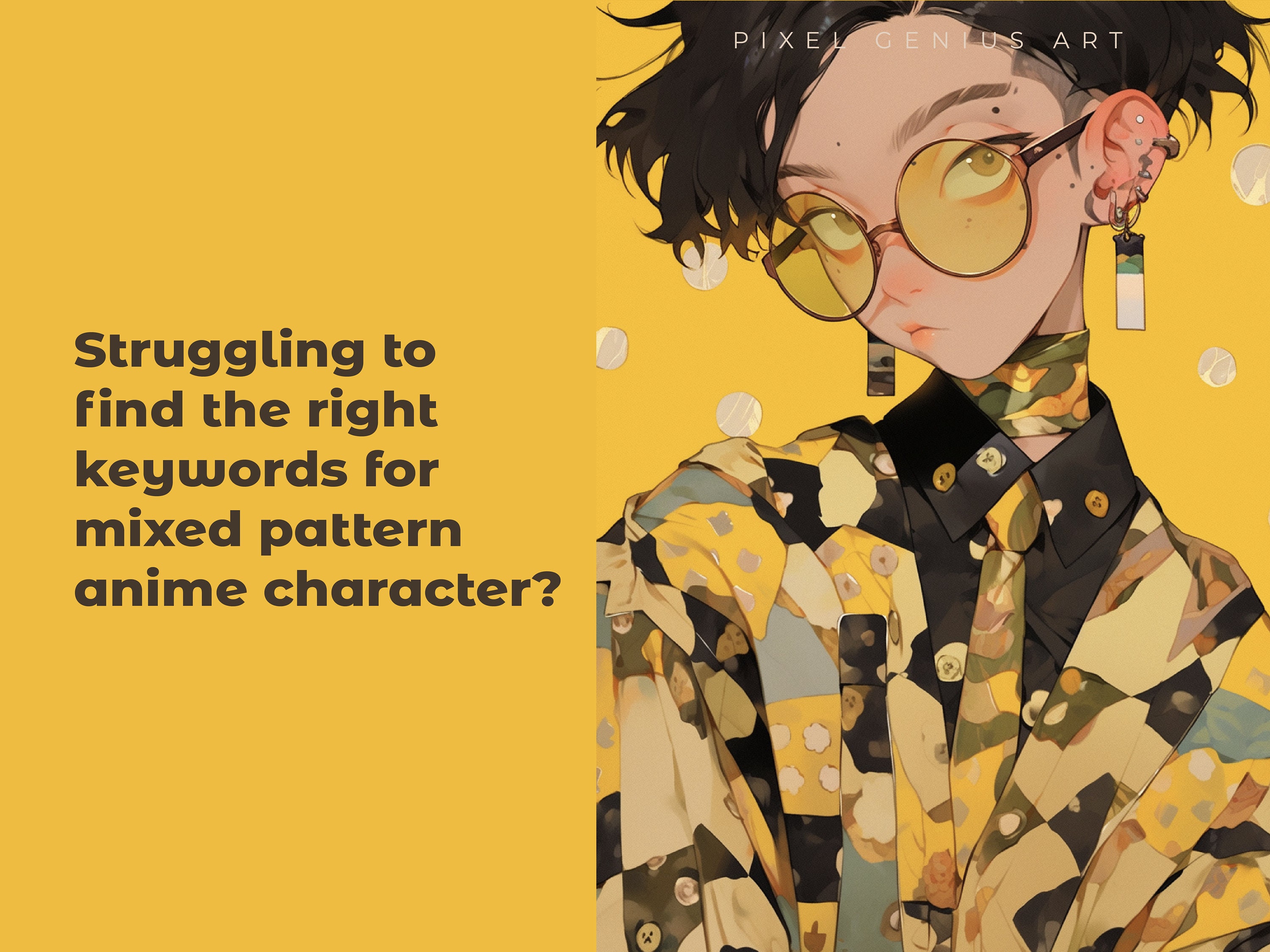 Ultimate Mixed Pattern Anime Character Midjourney Prompts for Artist ...