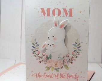 Handmade MOM Card - Mother’s Day Gift - Mom Gift - Mom Birthday Gift - Special Mom - Envelope Liner