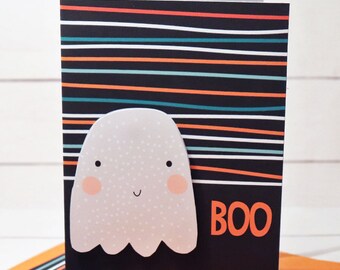 Halloween Card With Matching Envelope and Liner