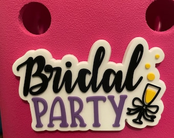 Bridal Party Bogg Bit Bag Charms for Bogg Bag and Simply Southern