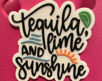 Tequila Lime and Sunshine Bogg Bit Bag Charms for Bogg Bag