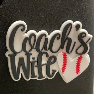 Baseball Coach Wife Bogg Bit Bag Charms for Bogg Bag