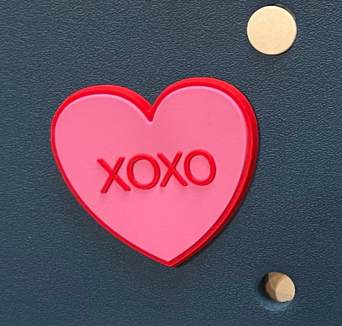 Conversation Heart XOXO Valentines Day Bogg Bit Bag Charms for