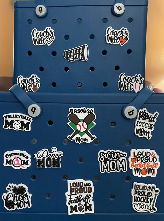 Ciondolo Per Borsa Bogg Mamma Baseball - Portachiavi Personalizzato Acrilico A Forma Di Panino, Regalo Simpatico Per Mom