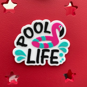 Pool Life Bogg Bit Taschenanhänger für Bogg Bag und Simply Süd