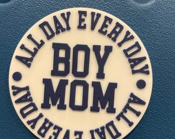 Blue Boy Mom Bogg Bit Bag Charms for Bogg Bag