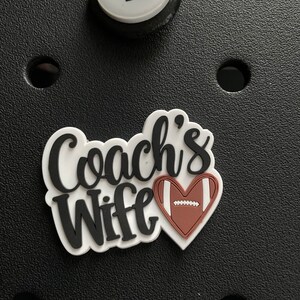 Football Coach Wife Bogg Bit Bag Charms for Bogg Bag