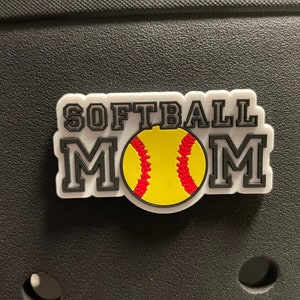 Softball Mom Bogg Bit Bag Charms for Bogg Bag and Simply Southern