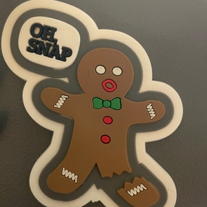 Oh Snap Gingerbread Bogg Bit Bag Charms for Bogg Bag