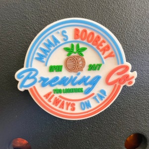 Mama’s Boobery Brewing Company Allaitement Bogg Bit Bag Charms pour Bogg Bag