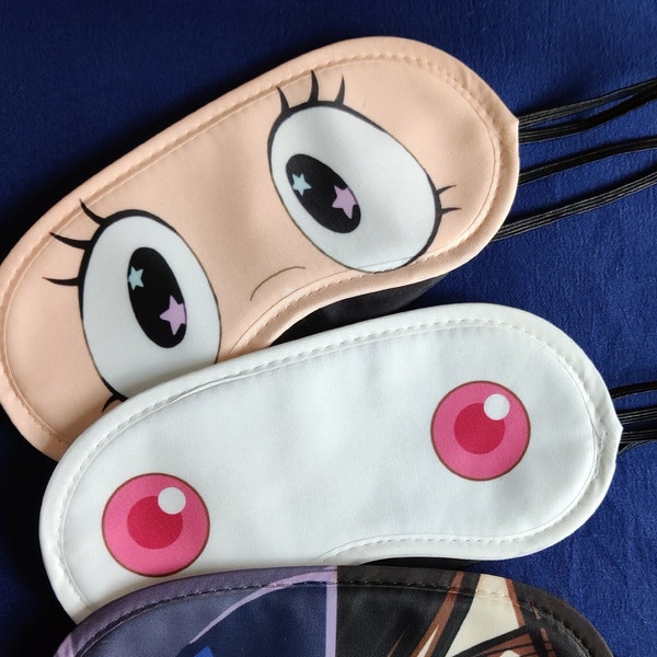 CLOSEOUT Sleep Masks - Anime, Cartoon, Steven Universe, Kyubey, Cosplay, Crystal Gems, Puella Madoka Magica, Blindfold, Costume, Kyuubey, SU