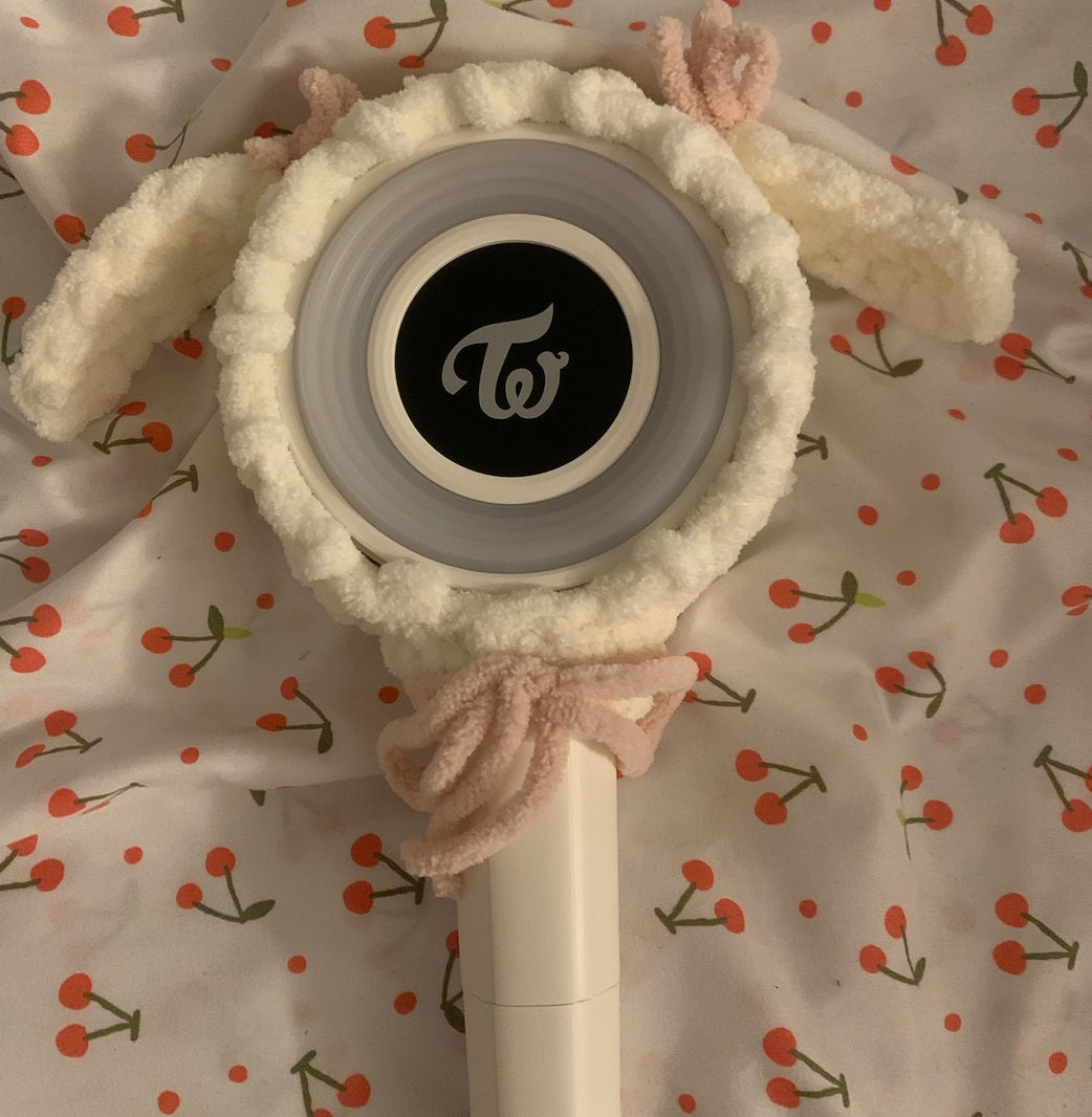 Candybong Infinity Twice Crochet Fluffy Lightstick Cover Etsy