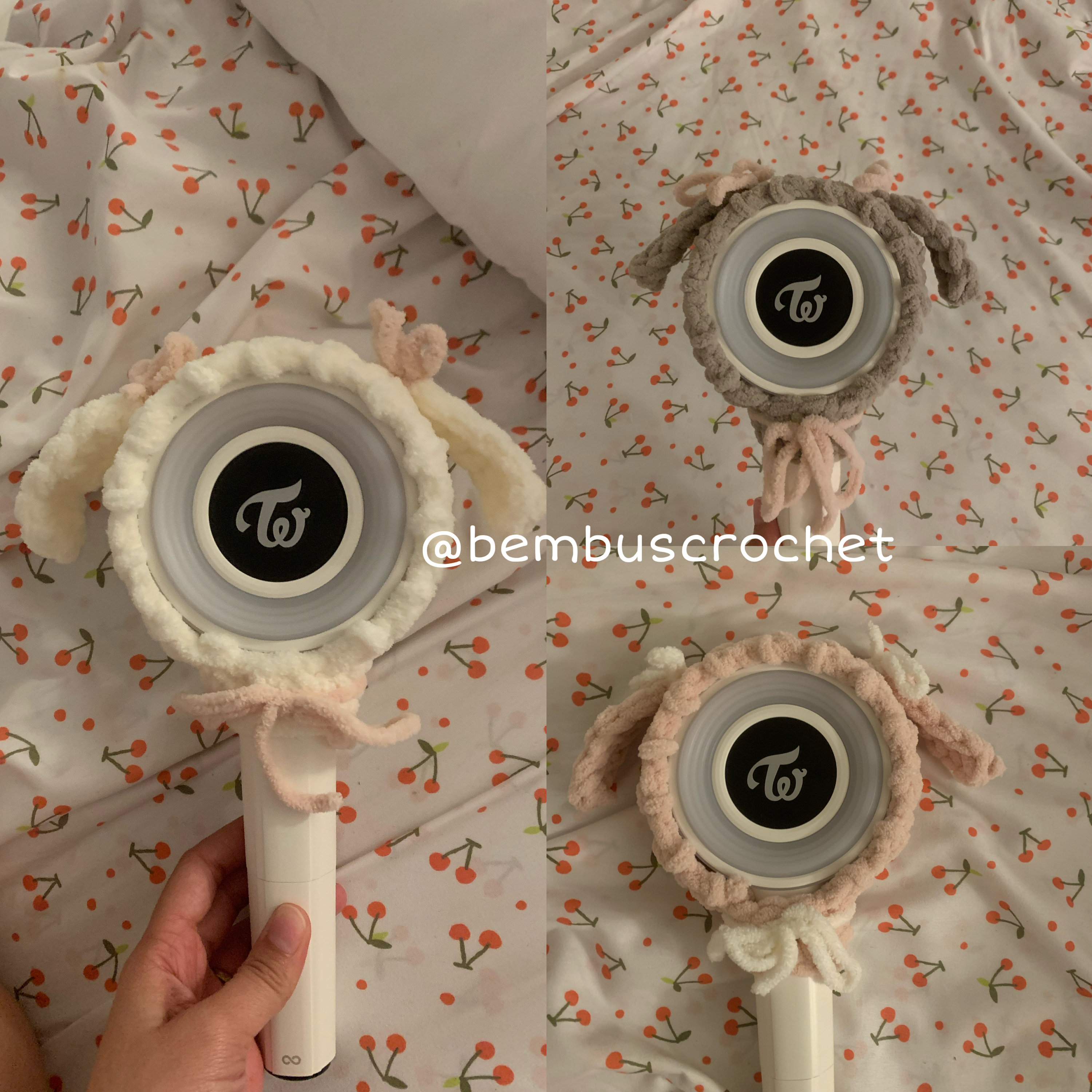 I decorated my Twice Lightstick with pearls! : r/twice, twice lightstick 