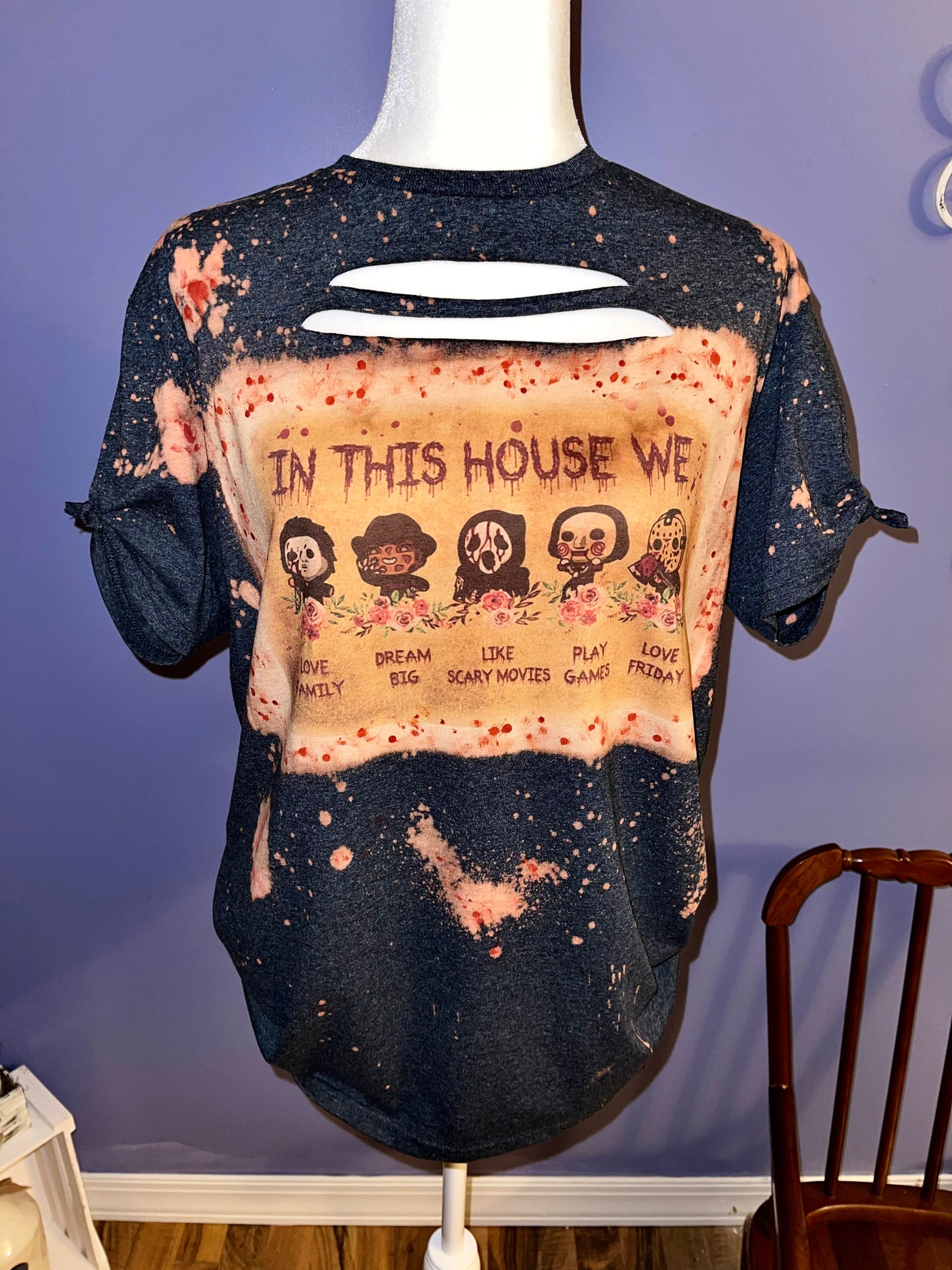 bleached horror shirts