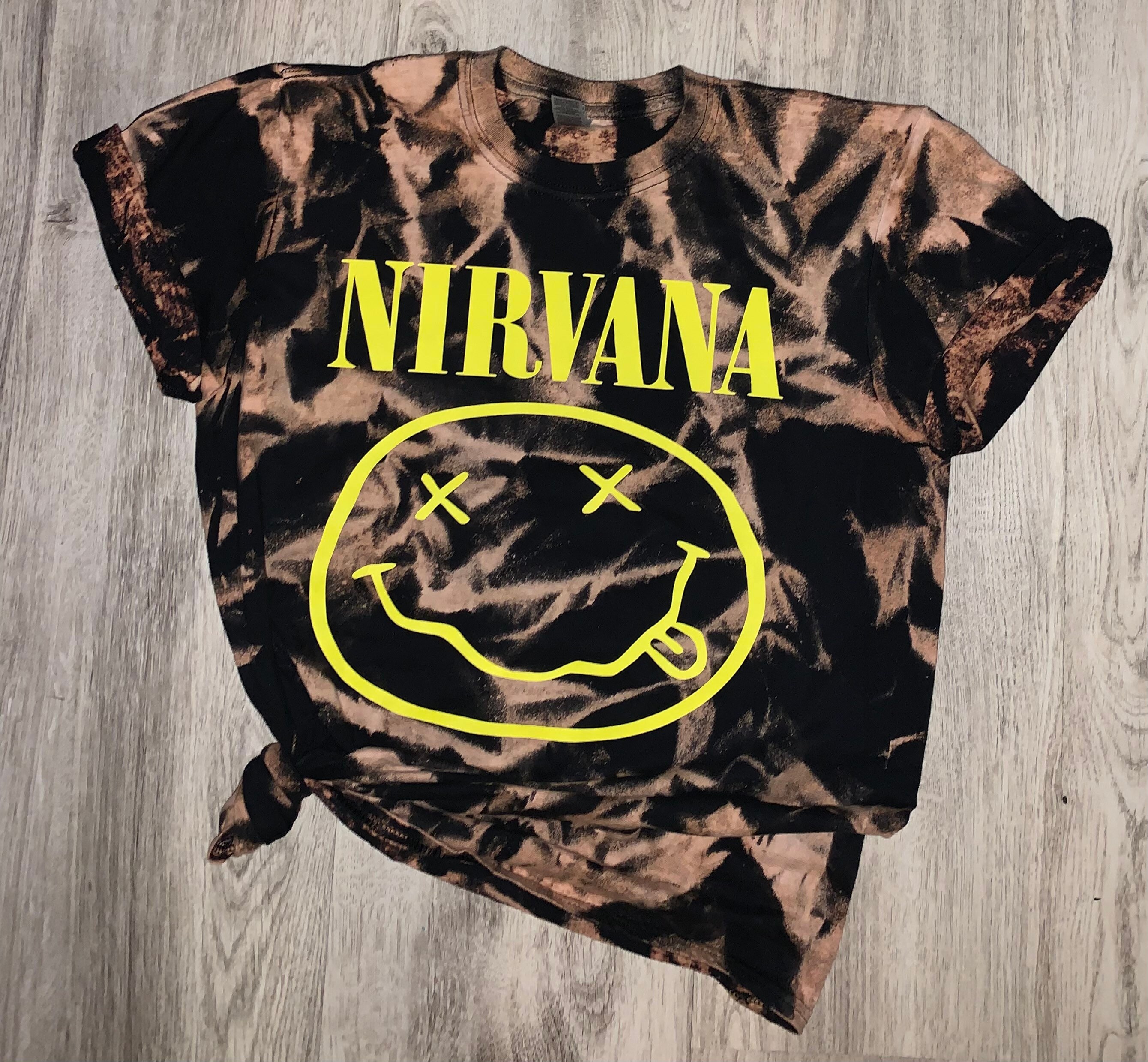 Nirvana tie dye shirt Clearance