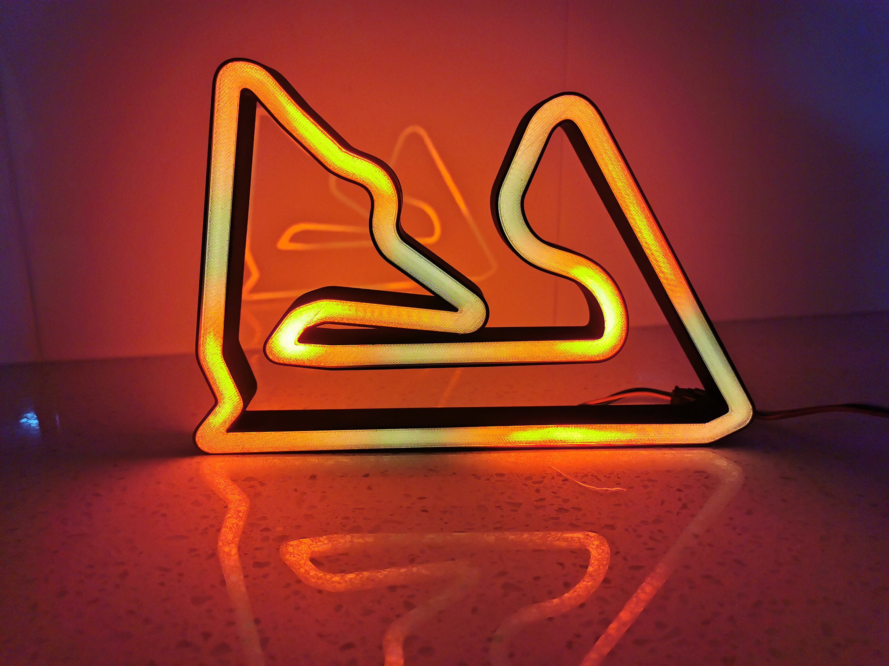 Bahrain Animated LED RGB Neon Race Track Circuit Desk Wall Art - Etsy Bahrain Animated LED RGB Neon Race Track Circuit Desk Wall Art - Etsy