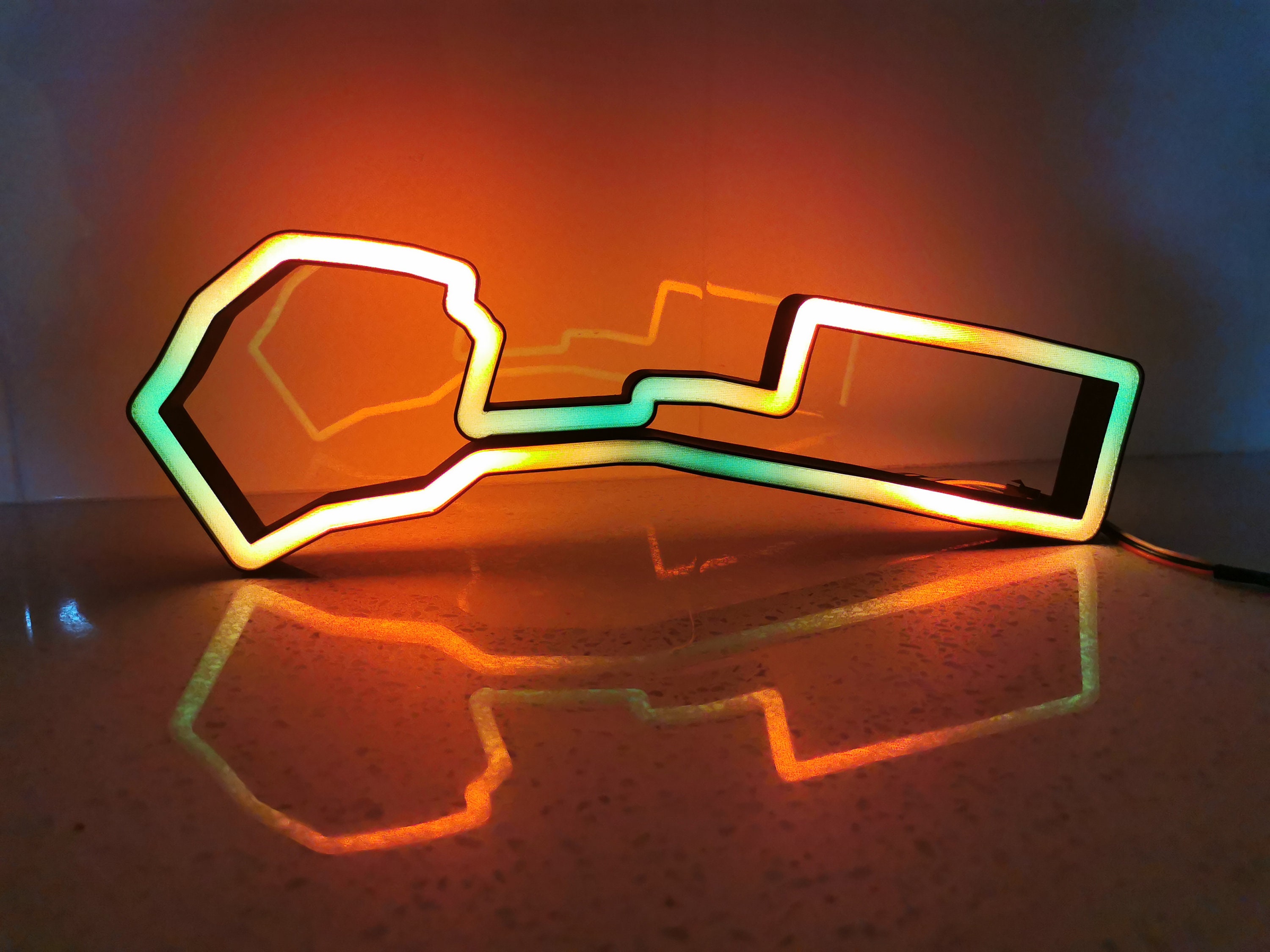 Carrinho Controle Remoto de Corrida Neon Race com Luz e Som 6