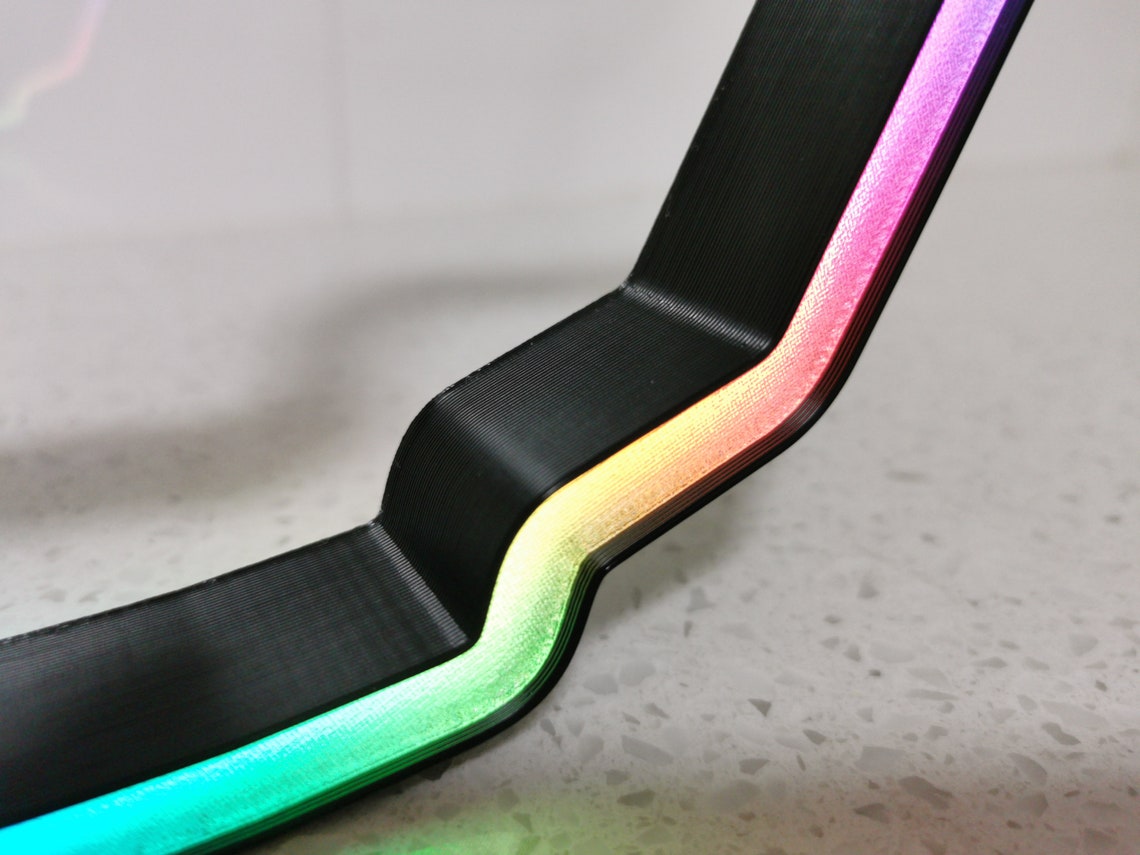 Rgb Racing Track Italy Imola Animated LED RGB Neon Race Track Circuit Desk Wall Art ...