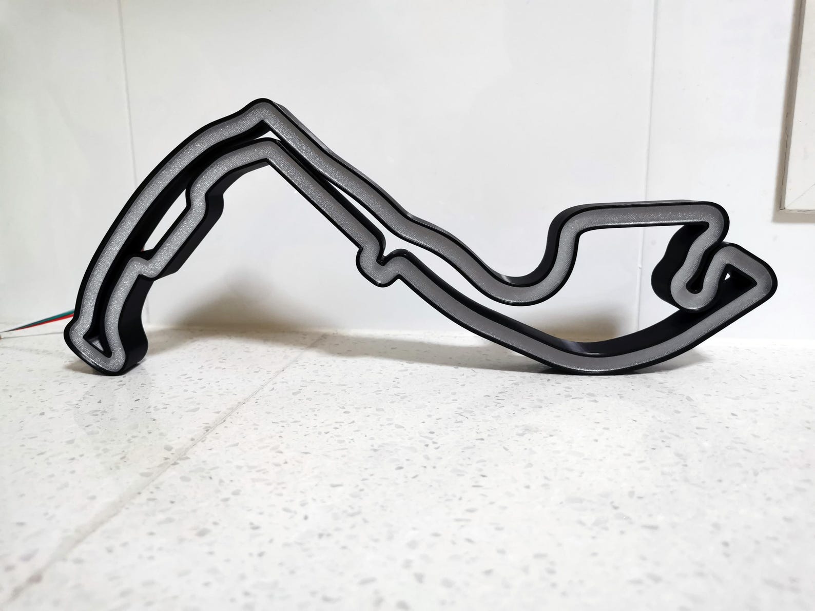 Rgb Racing Track Monaco Animated LED RGB Neon Race Track Circuit Desk Wall Art Display ...