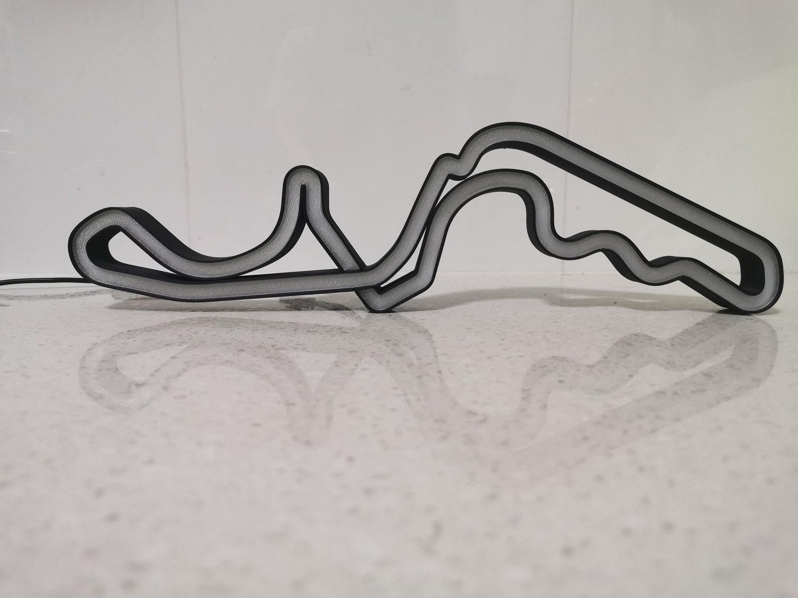 Rgb Racing Track Japan Suzuka Animated LED RGB Neon Race Track Circuit Desk Wall Art ...