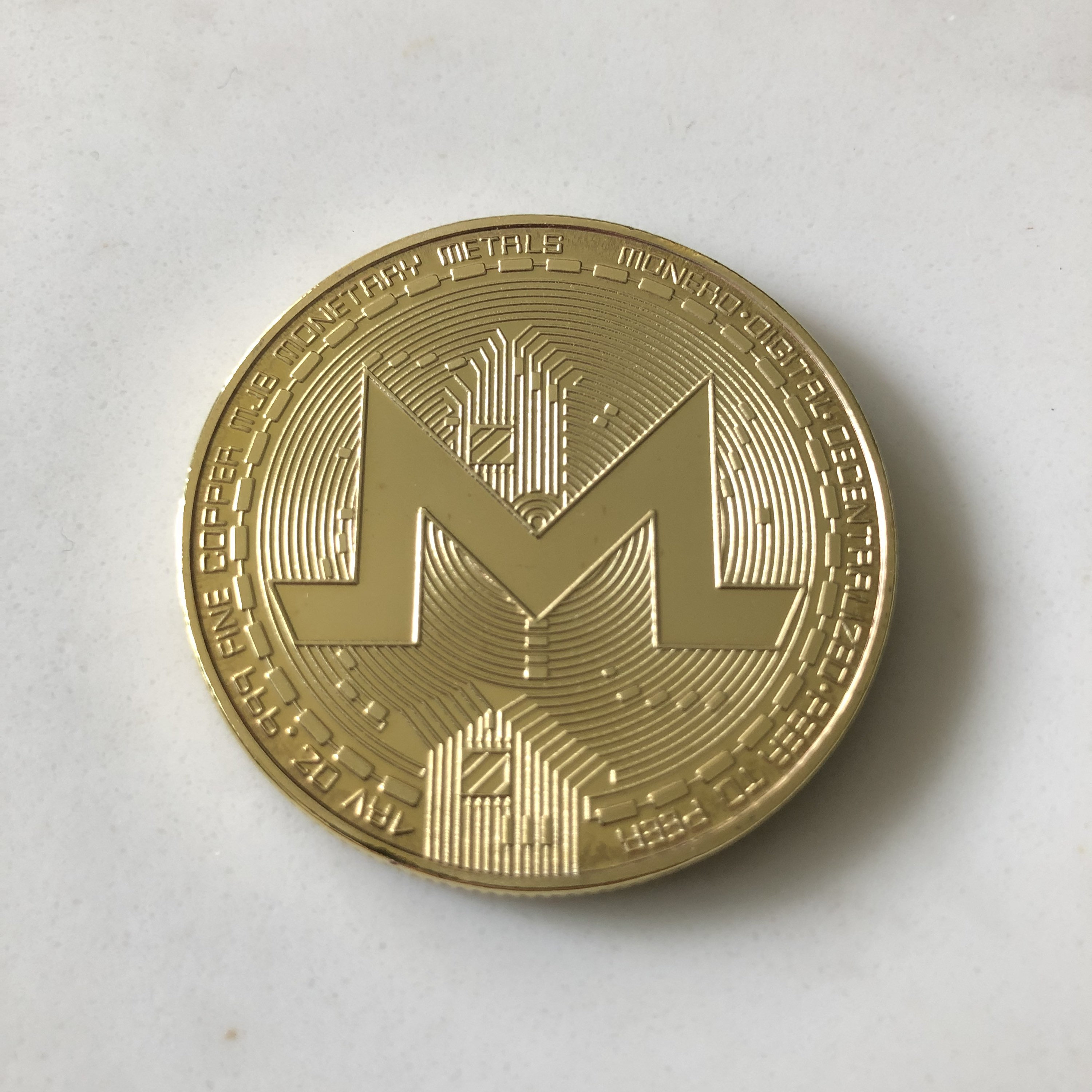 Monero Crypto Coin - XMR - Etsy Hong Kong