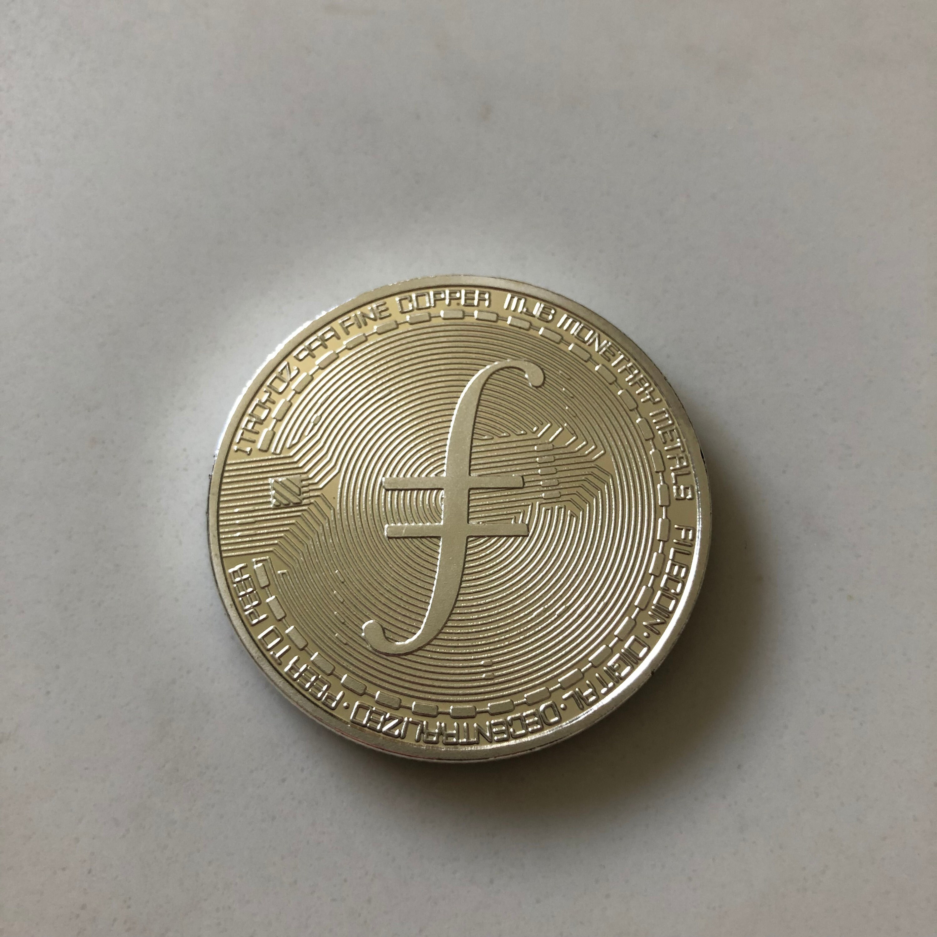 Filecoin Krypto Münze - FIL - Etsy.de