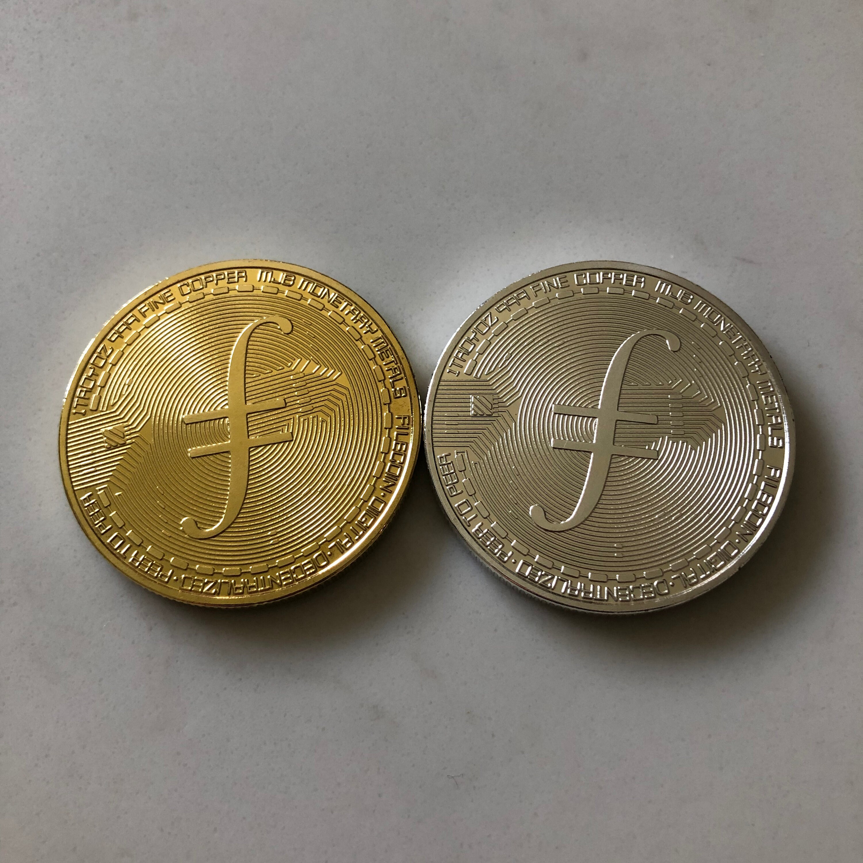 Filecoin Crypto Munt - FIL - Etsy Nederland