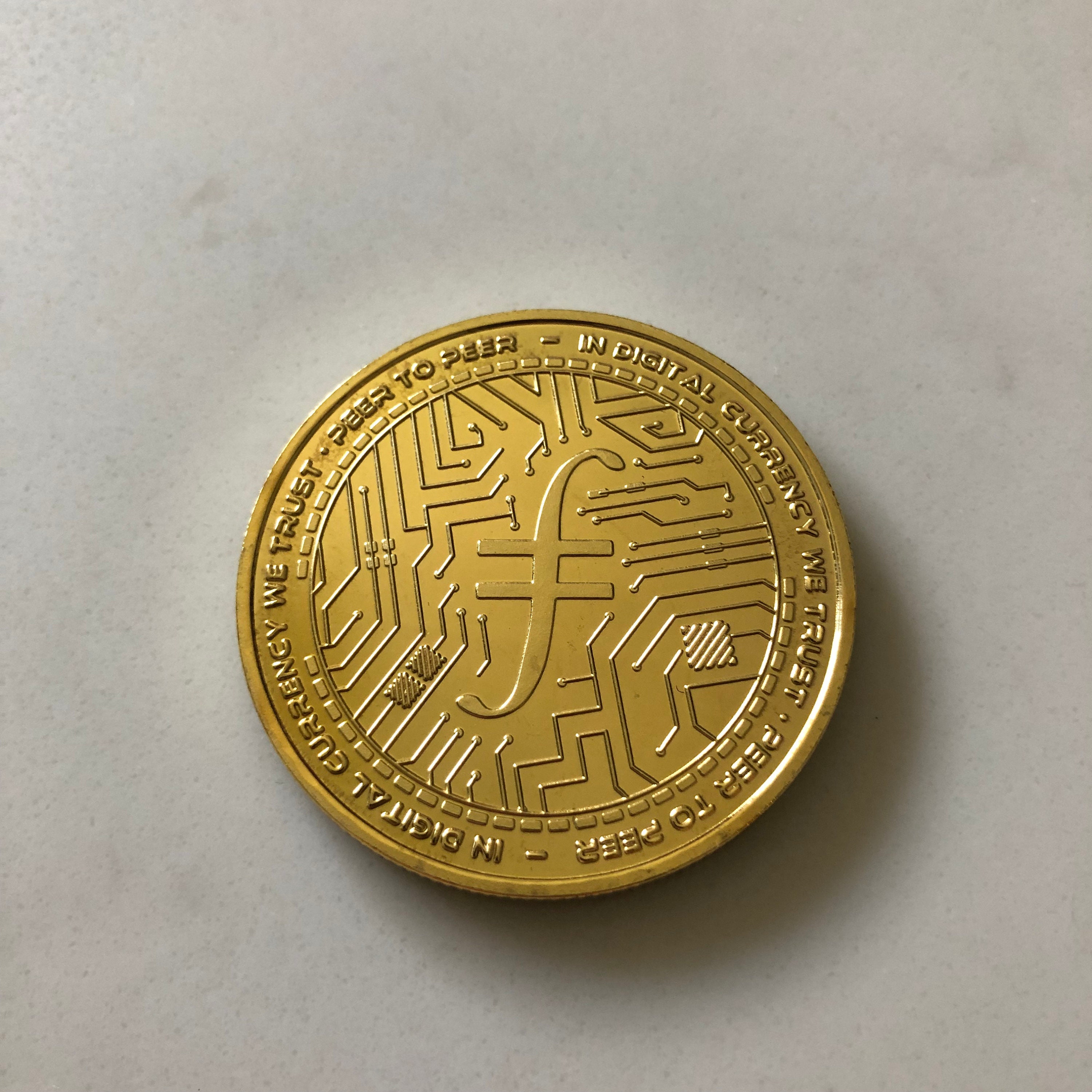 Filecoin Crypto Munt - FIL - Etsy Nederland