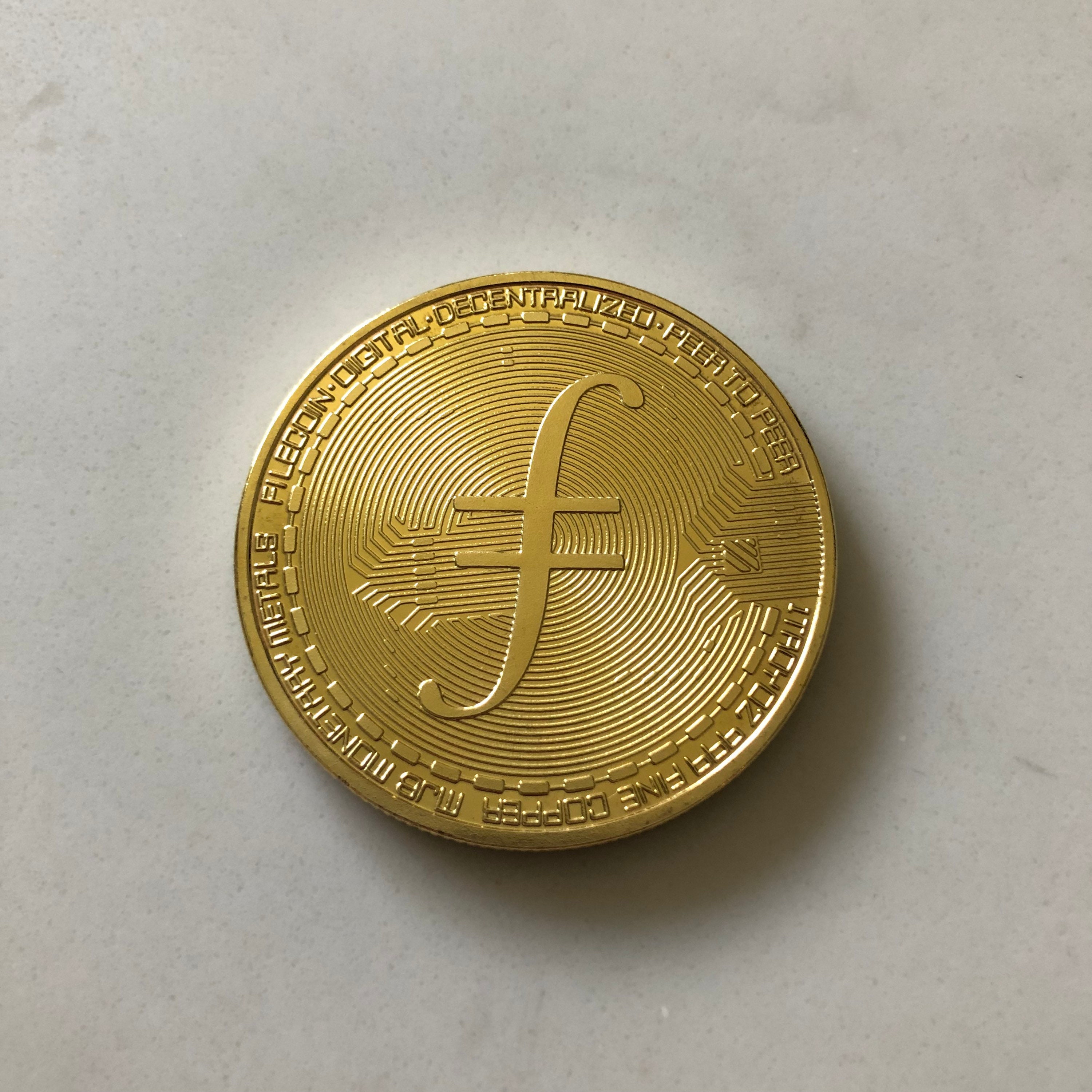 Filecoin Crypto Munt - FIL - Etsy Nederland