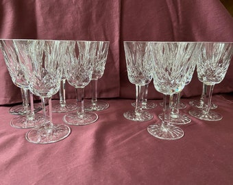 4 Glasses #143782 2 Pairs Waterford Crystal Lismore Essence White Wine Pair 