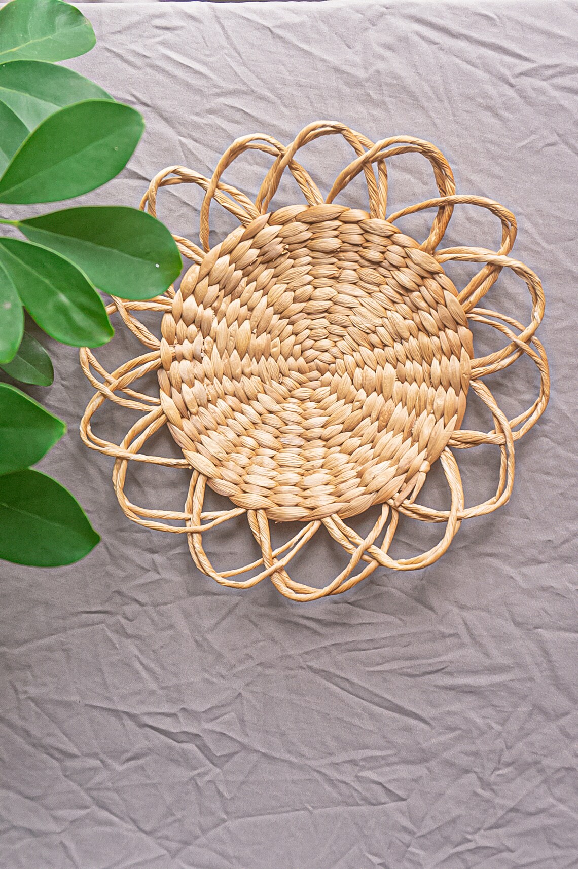 Water Hyacinth Wicker Placemats for Table Decor Water Etsy