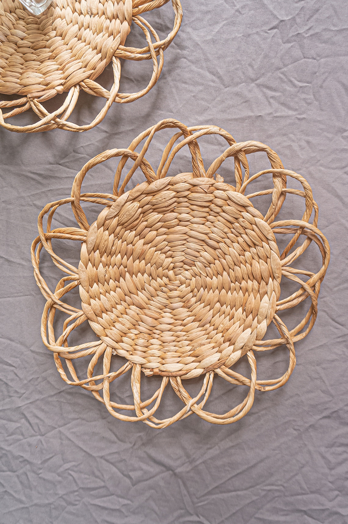 Water Hyacinth Wicker Placemats for Table Decor Water Etsy