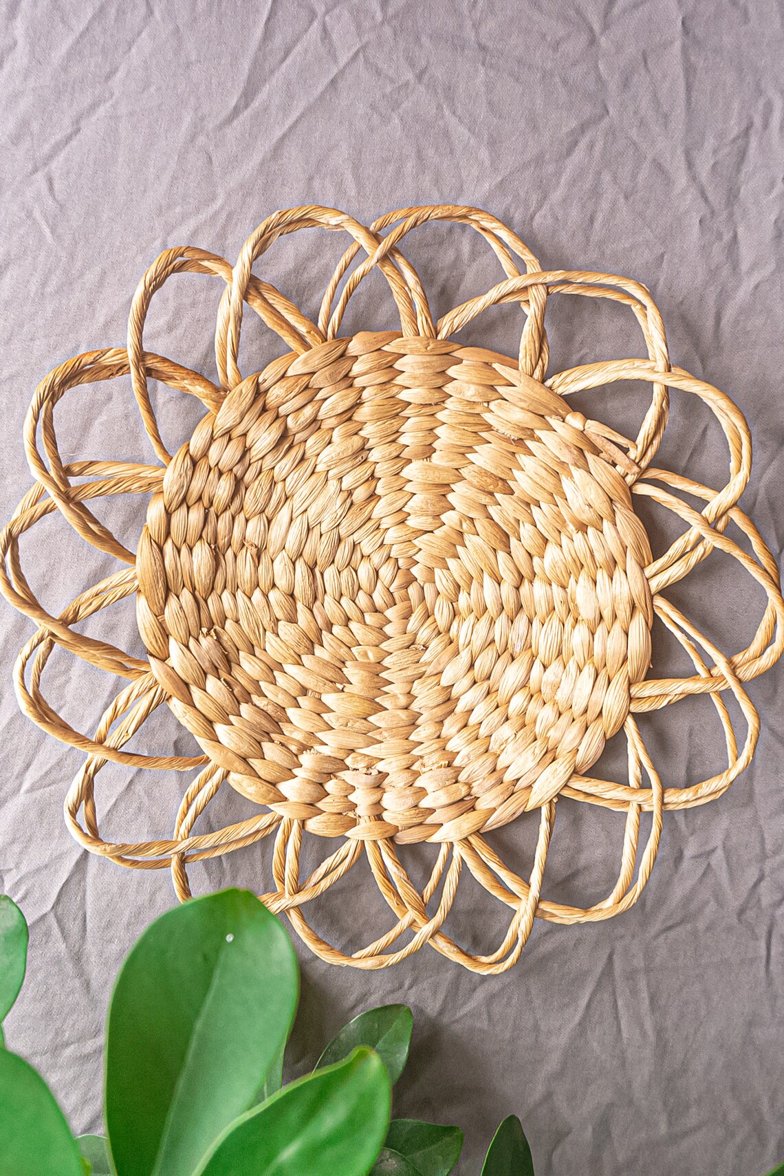 Water Hyacinth Wicker Placemats for Table Decor Water Etsy