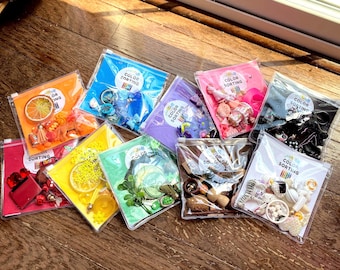 Set met kleursorterende mini-objecten/snuisterijen: montessori/spraaktherapie/kleuter/peuter/sensorisch/i-spy bags/ispy/education/SLP/therapeuten/ot