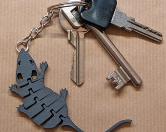 Rat Fidget Keychain Articulated Charm 5 cm