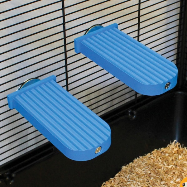 Plateformes moyennes 6 x 14 cm - Ensemble de plateformes pour rats, chinchillas et plus