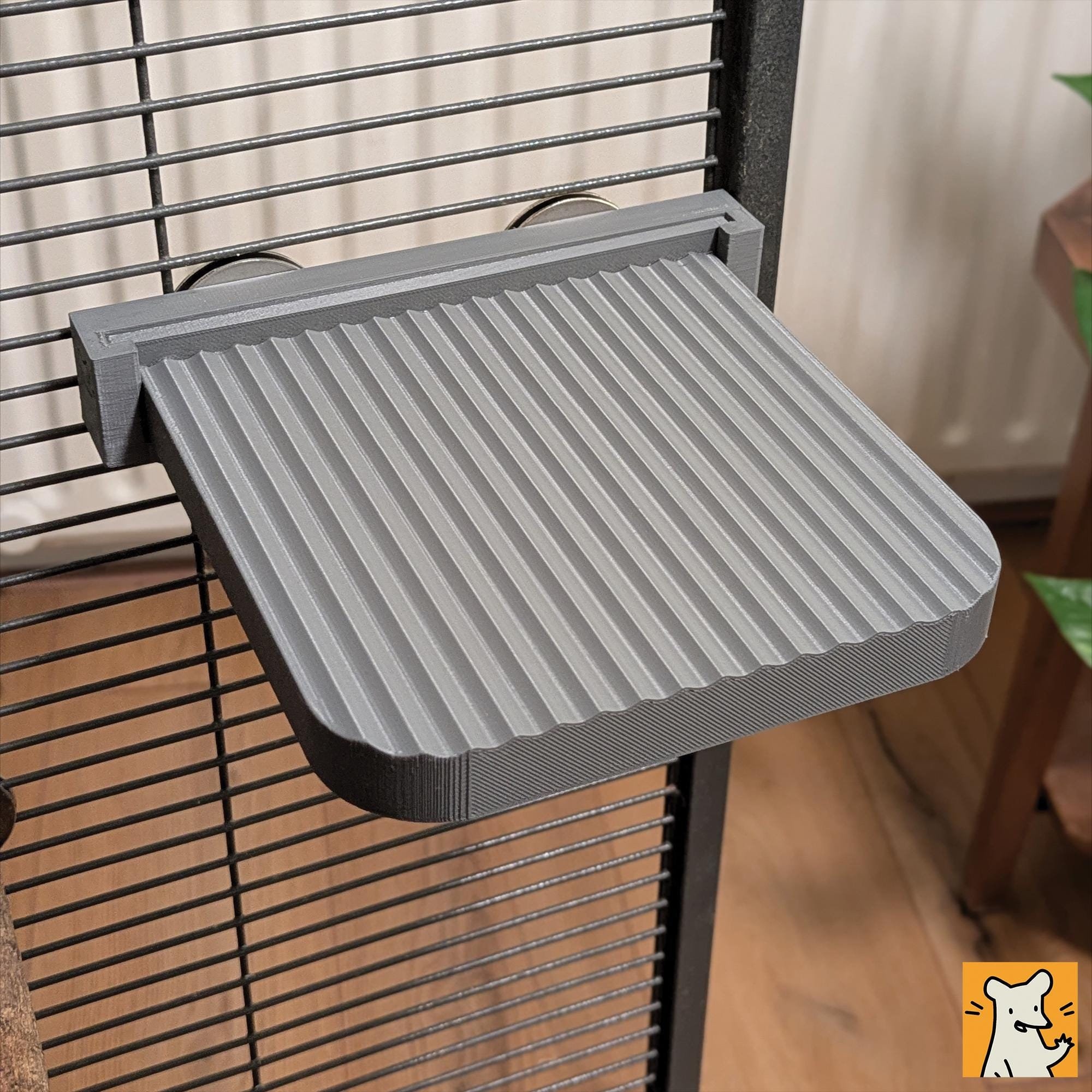 QuickSwap Large Platform 14 cm x 14 cm - Removable Cage Platform for Rats, Chinchillas, and more