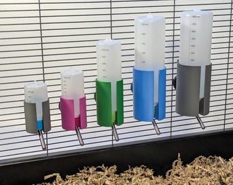 Cage Bottle Holder for Duvo+ and Trixie Bottles | For Rats, Guinea Pigs, Rabbits, and more