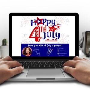 Realtor Marketing, Realtor Instagram, Summer Real Estate Template, Realtor Social Media, Realtor Facebook, Engagement 4th of July
