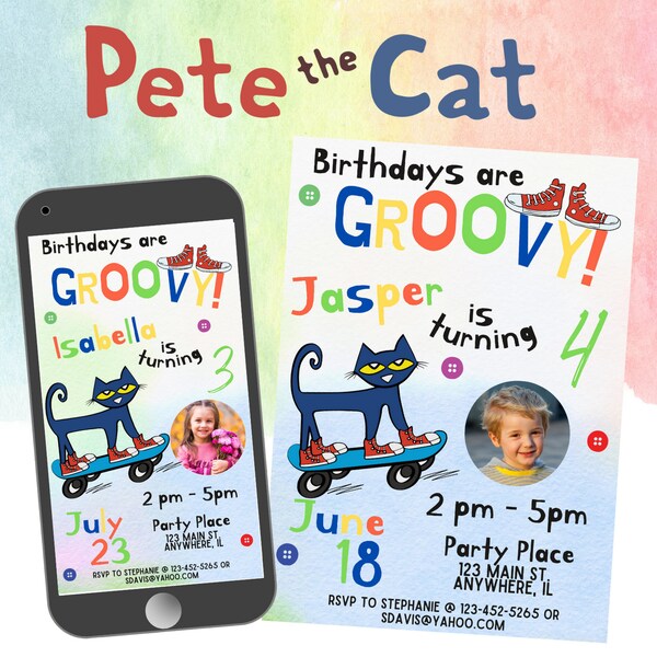 Pete the Cat - Etsy