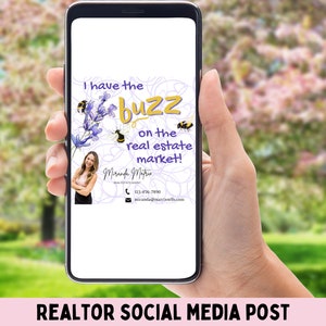 Sommer-Immobilienmarketing, Makler Instagram, Sommer-Immobilien-Vorlage, Makler Social Media, Makler Facebook, Engagement Biene