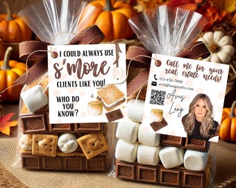 Realtor S&#39;more Client Appreciation Gift Tags (Printable)