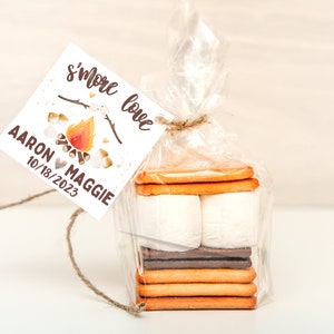 S’mores wedding favor, wedding favor tag, s’more love label, smore favor, printable wedding favor