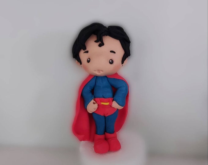 Baby Super Boy Cake Toppers birthday baby shower christening cake decorations.