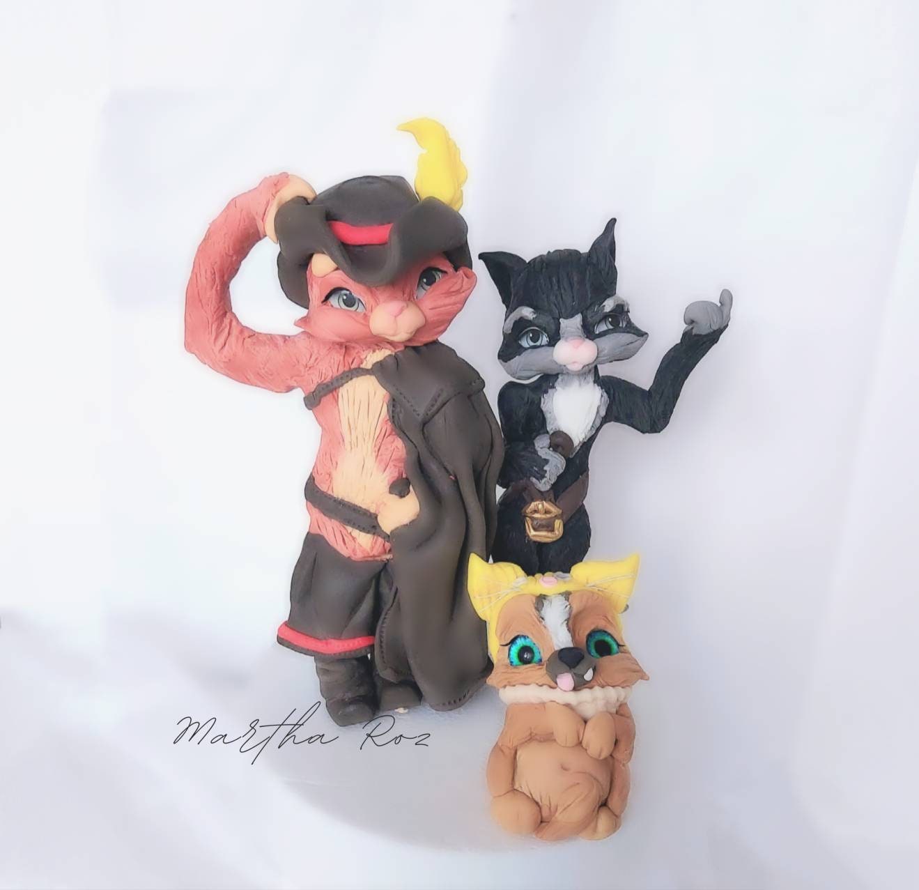 Puss in Boots Themed Cake Topper. Birthday Cake Figurine. - Etsy