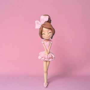 Ballerina Figurine. Ballerina Cake Decorations.