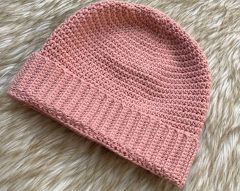Modèle de bonnet au crochet fait main, tutoriel facile de chapeau d'hiver bricolage, conception de chapeau à la mode au crochet, téléchargement PDF instantané, adapté aux débutants